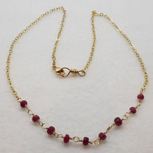 Load image into Gallery viewer, Ruby Cascade Necklace
