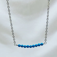 Load image into Gallery viewer, Turquoise bar Necklace

