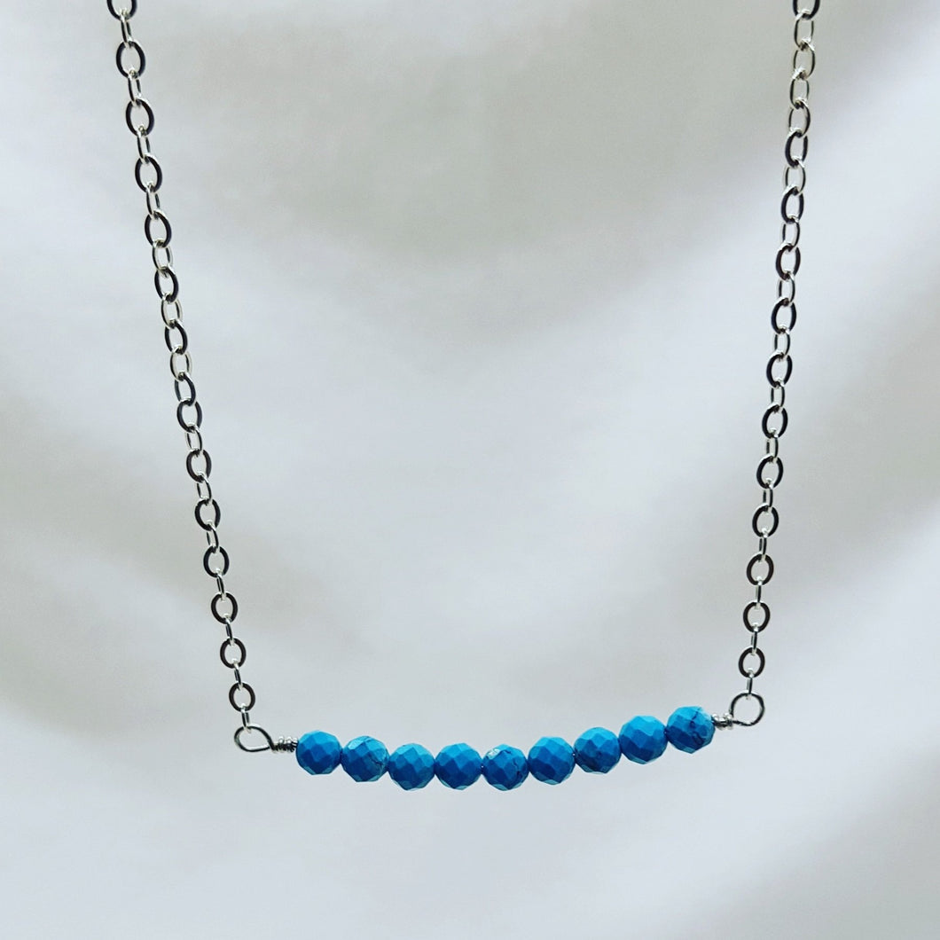 Turquoise bar Necklace